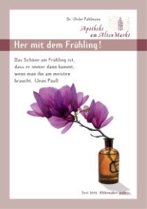 Plakat: Her mit dem Frühling!