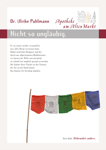 Plakat: Nicht so ungläubig.