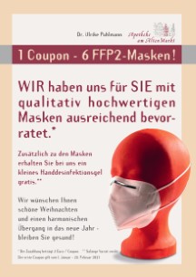 Plakat: FFP2-Masken