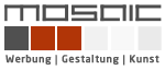 Logo der Werbeagentur mosaic - Werbung | Gestaltung | Kunst