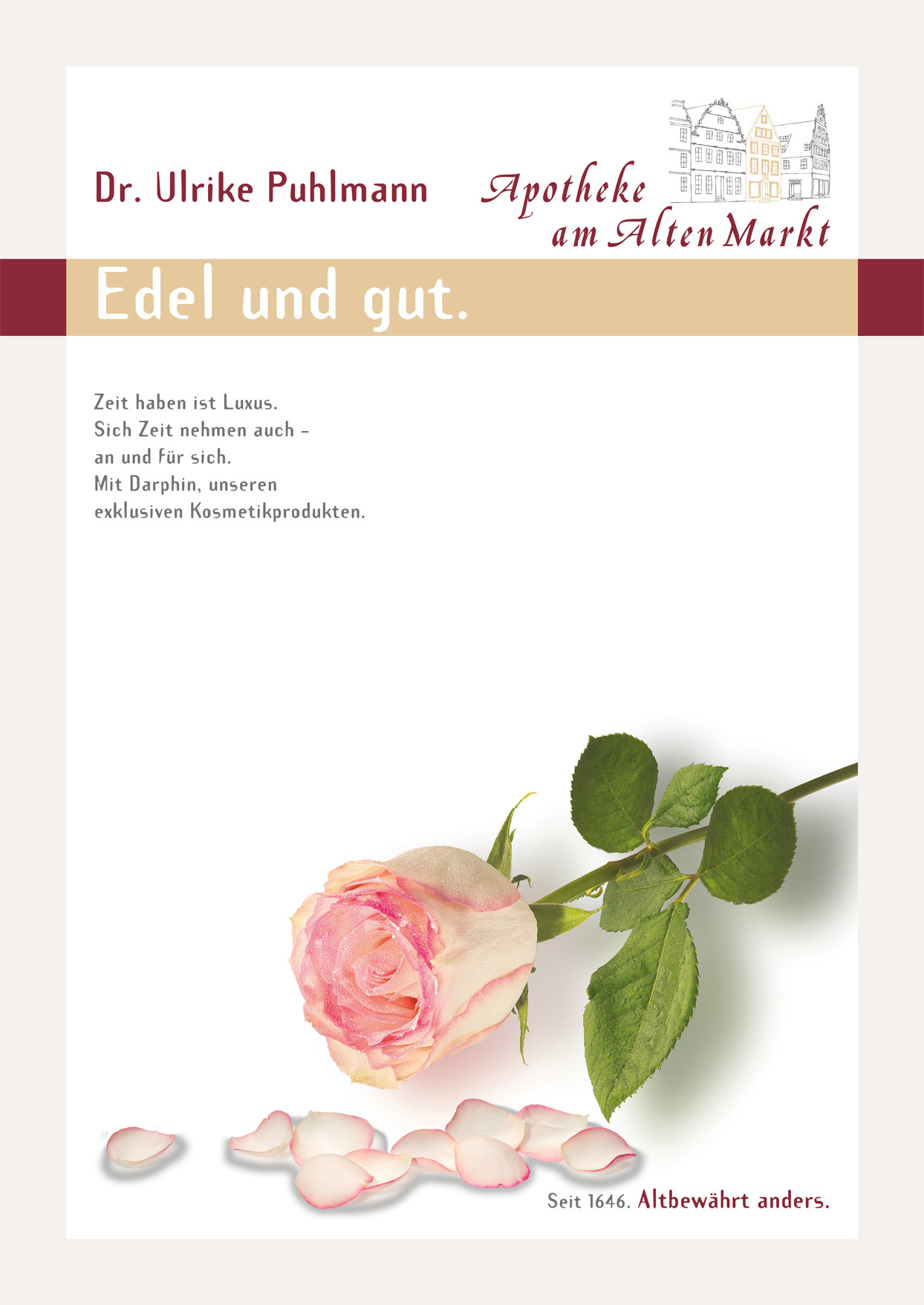 Plakat: Edel und gut.