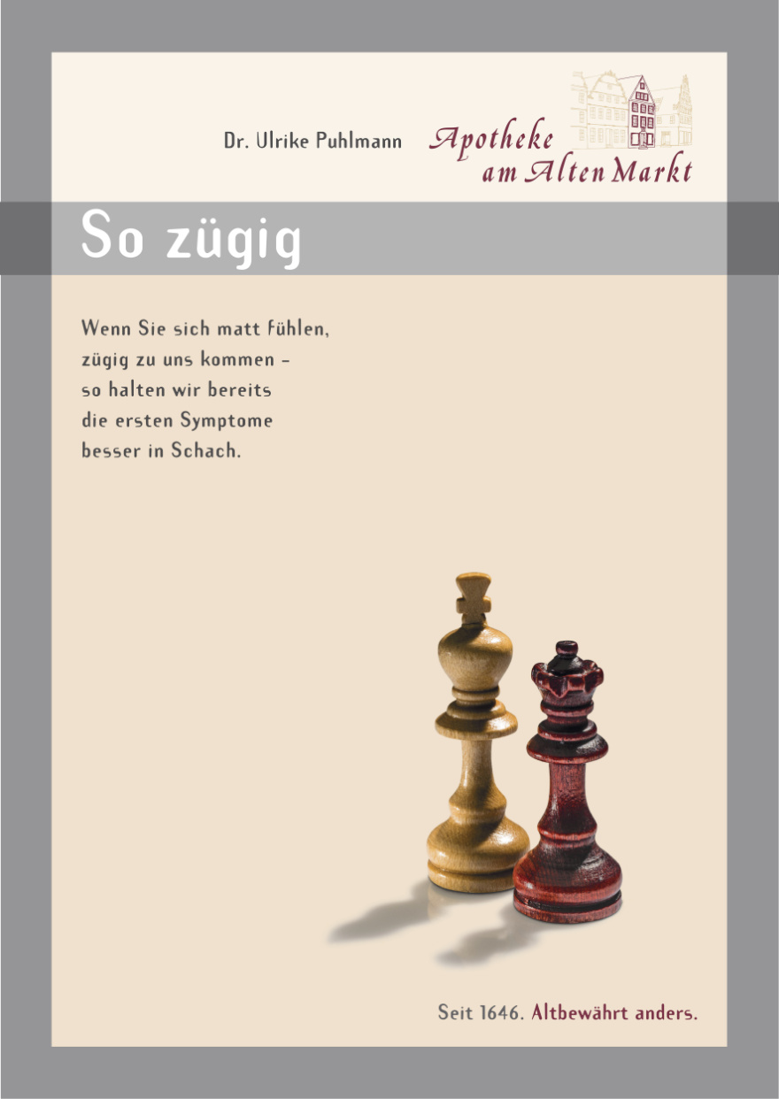 Plakat: So zügig