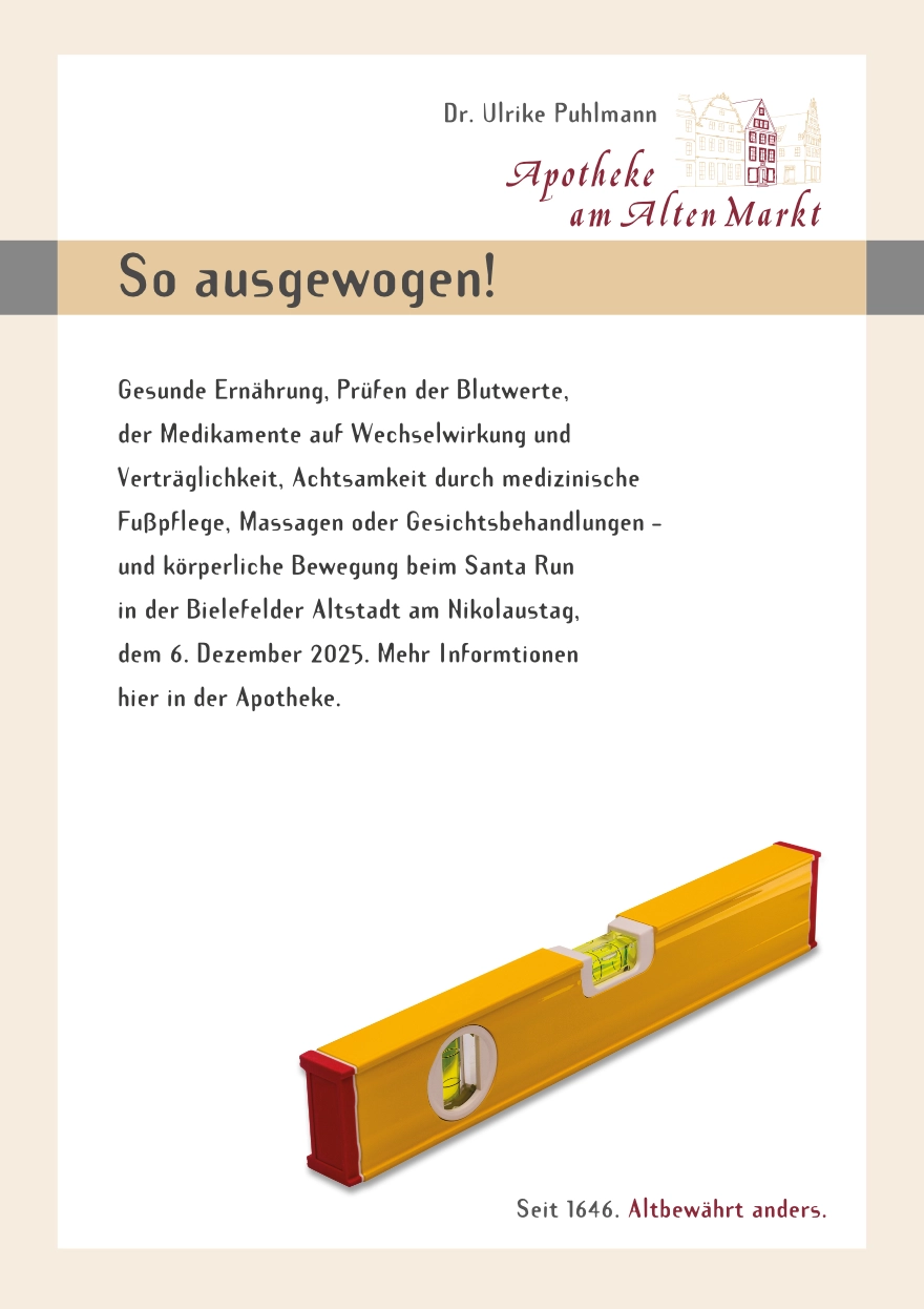 Apotheke am Alten Markt - So ausgewogen!